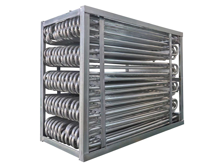 Cocurrent evaporative condenser